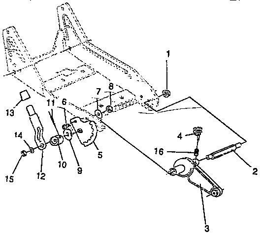 Height adjustment lever assembly