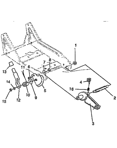 Height adjustment lever assembly