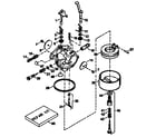 Tecumseh H50-65509R carburetor diagram
