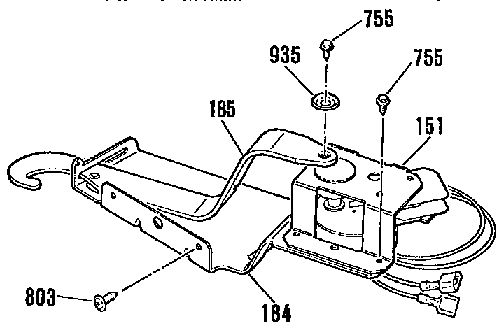 Door lock section