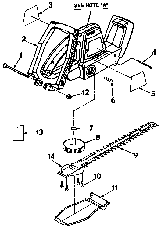 Handle  and blade