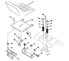 Craftsman 917255452 seat assembly diagram