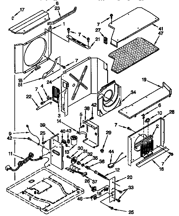 Airflow and control parts
