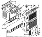 Kenmore 1069741570 cabinet parts diagram