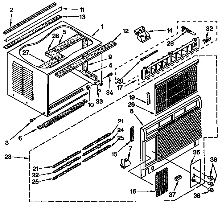 Cabinet parts