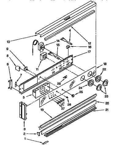 Control panel parts