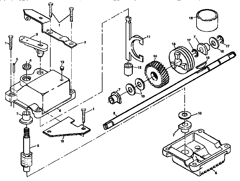 Gear case assembly