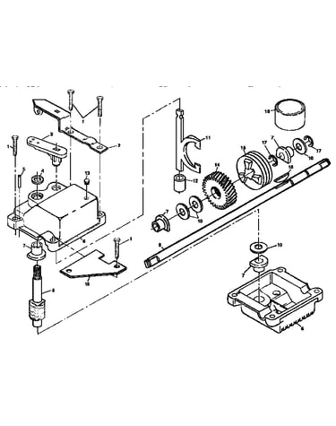 Gear case assembly