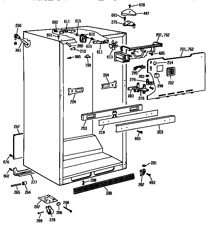 CABINET PARTS