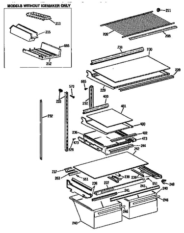 Shelf parts