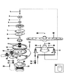 Motor, heater and spray arm parts