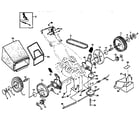 Craftsman 917374673 drive assembly diagram