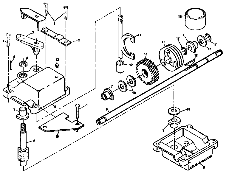 Gear case assembly