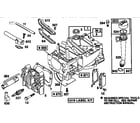 Briggs & Stratton 124700 TO 124799 (4000) cylinder assembly diagram