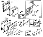 Briggs & Stratton 124700 TO 124799 (4005) air cleaner assembly diagram