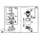Briggs & Stratton 124700 TO 124799 (4000) starter motor diagram