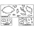 Briggs & Stratton 124700 TO 124799 (4000) carburetor gasket sets/carburetor kit diagram