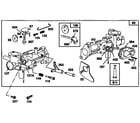 Briggs & Stratton 135200 TO 135299 (0001 - 0007) carburetor assembly diagram