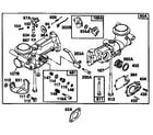 Briggs & Stratton 135200 TO 135299 (0001 - 0007) exploded view-carburetor assembly diagram