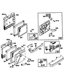 Base air cleaner assembly and cover