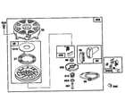 Briggs & Stratton 124700 TO 124799 (7015 - 7019) rewind starter diagram
