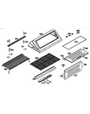 Grill top and cooking grate