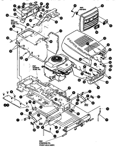 Chassis and hood assembly