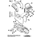 Craftsman 536257670 chassis and hood assembly diagram
