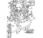 Craftsman 536257670 pre-painted deck assembly diagram
