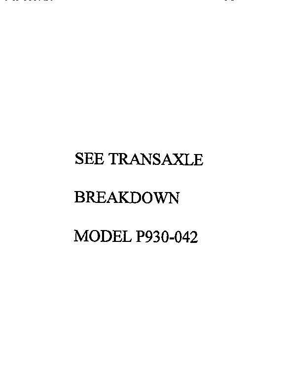 Transaxle
