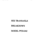 Transaxle