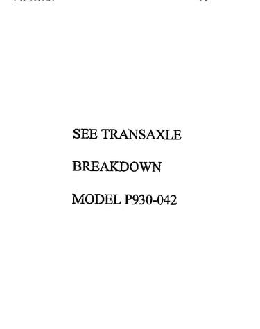 Transaxle