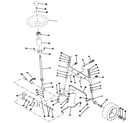 Craftsman 917257621 steering assembly diagram