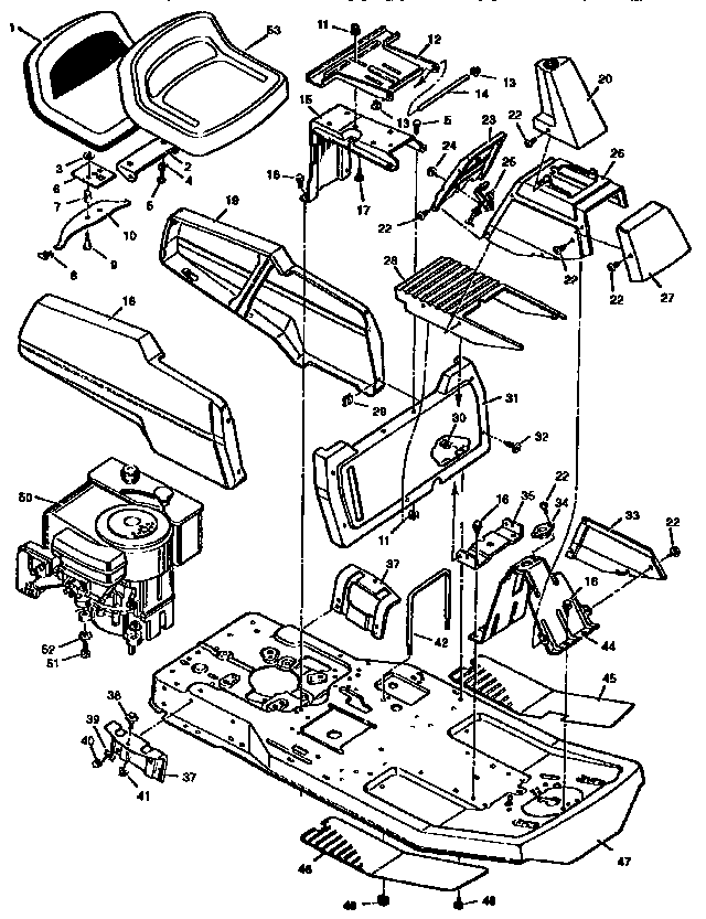 Repair parts body chassis