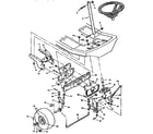 Craftsman 502255040 steering diagram