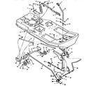 Craftsman 502255040 mower housing suspension diagram