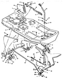 Mower housing suspension