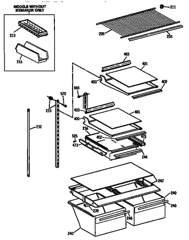 Shelf parts