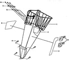 Troybilt 47282 chipper chute assembly diagram