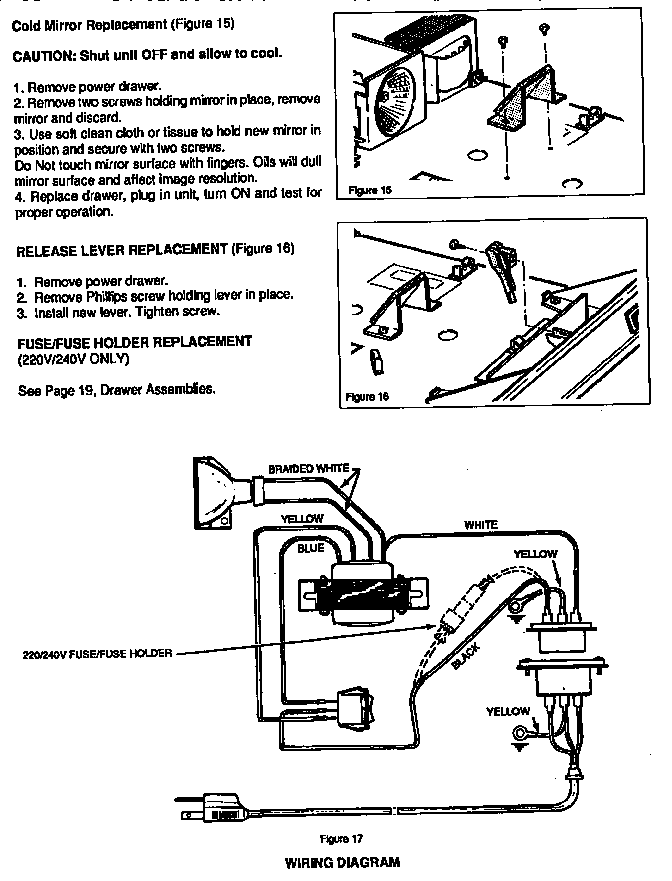 Power drawer assembly continued
