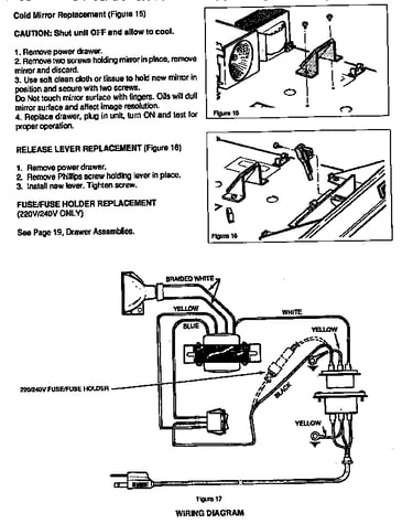 Power drawer assembly continued