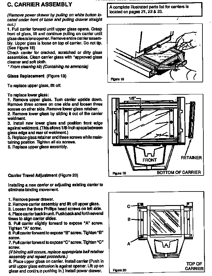 Carrier assembly