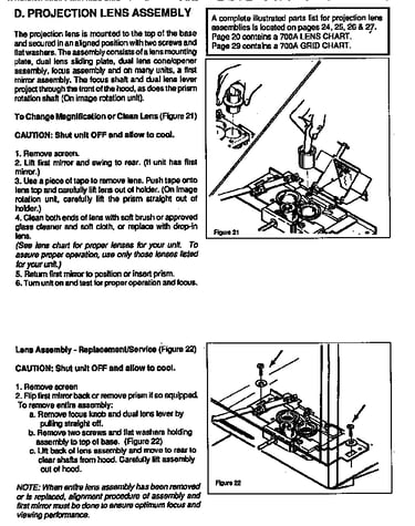 Projection lens assembly