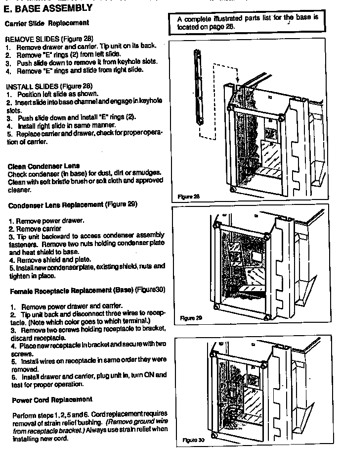 Base assembly