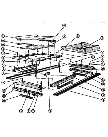 Rail and carriage base assembly