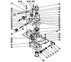 NCR 700 A SERIES lower carriage assembly diagram