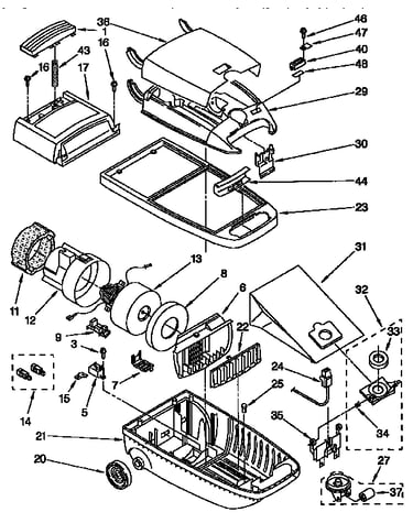 Vacuum cleaner parts