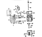Kohler CV22S-PS67515 cylinder head, valve and breather diagram