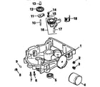 Kohler CV22S-PS67515 oil pan / lubrication diagram