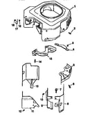 Blower housing and baffles